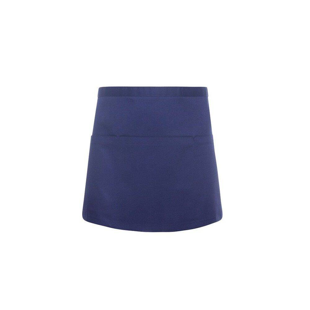 Tablier Basic 60 x 35 cm, avec poches bleu marine | KARLOWSKY BVS 3-10-pcs