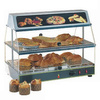 Vitrine chauffante traversante avec humidification, 2 GN 1/1 | ROLLER GRILL WDL 200