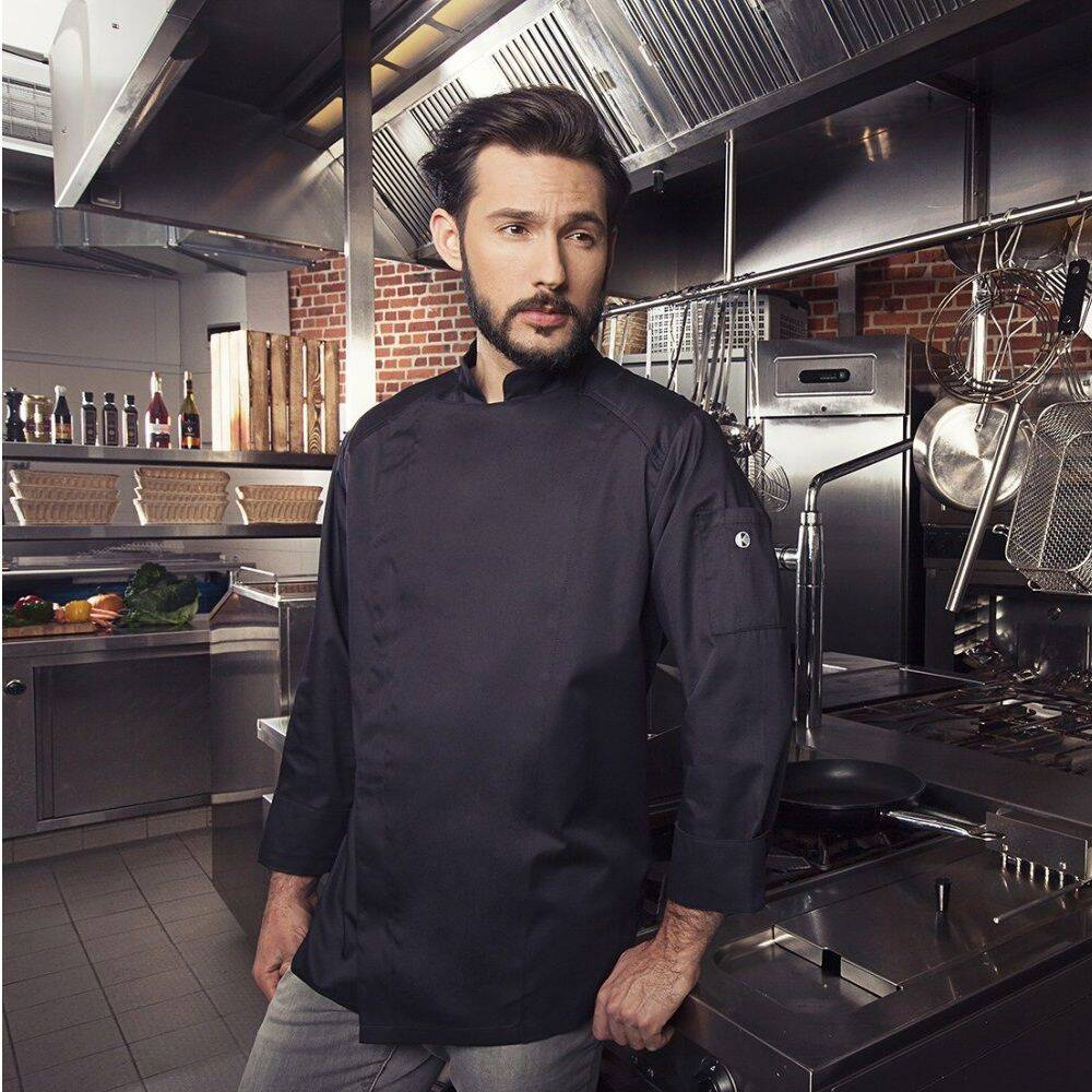 Sweat de cuisine homme Noah noir | KARLOWSKY JM 25-1