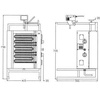 Gyros (kebab) électrique, jusqu’à 15 kg, 3 zones de chauffe, 4,5 kW | POTIS E-1