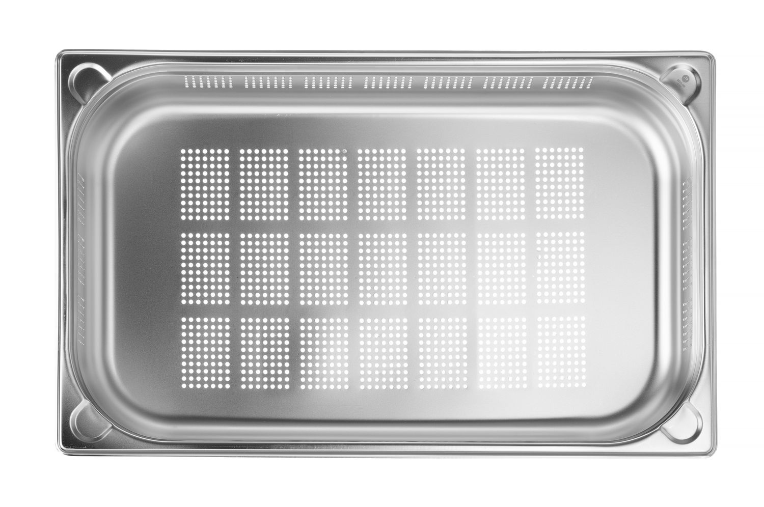 Récipient GN 1/1 prof. 10 cm en acier inoxydable KITCHEN LINE perforé | HENDI 807132