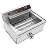 Friteuse électrique 1-cuve 30 l, 6 kW, zone froide | FORGAST FG09018