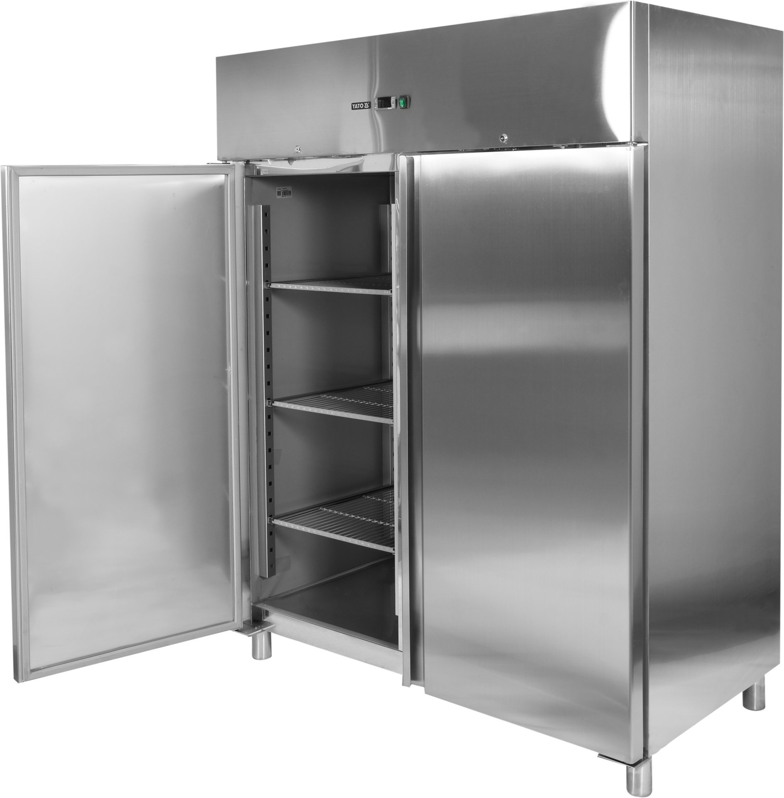 Armoire de congélation inox 2-portes 1300 l | YATO YG-05211