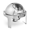 Réchaud de table rond avec hublot 6 L pour combustible | FORGAST FG03110V1