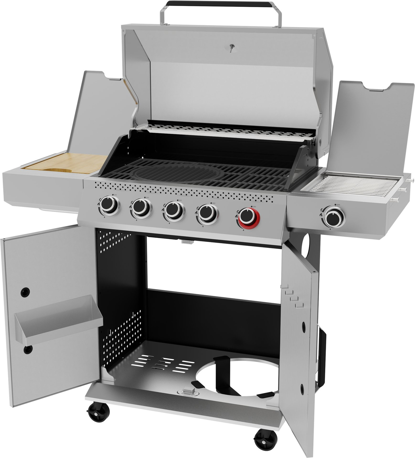 Grill d’extérieur à gaz 5+1 | YATO YG-20032