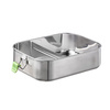 Boîte à lunch LUNCHBUDDY, acier inoxydable, 22.5x16.5x6.5 cm, 1.4 l | APS 66902