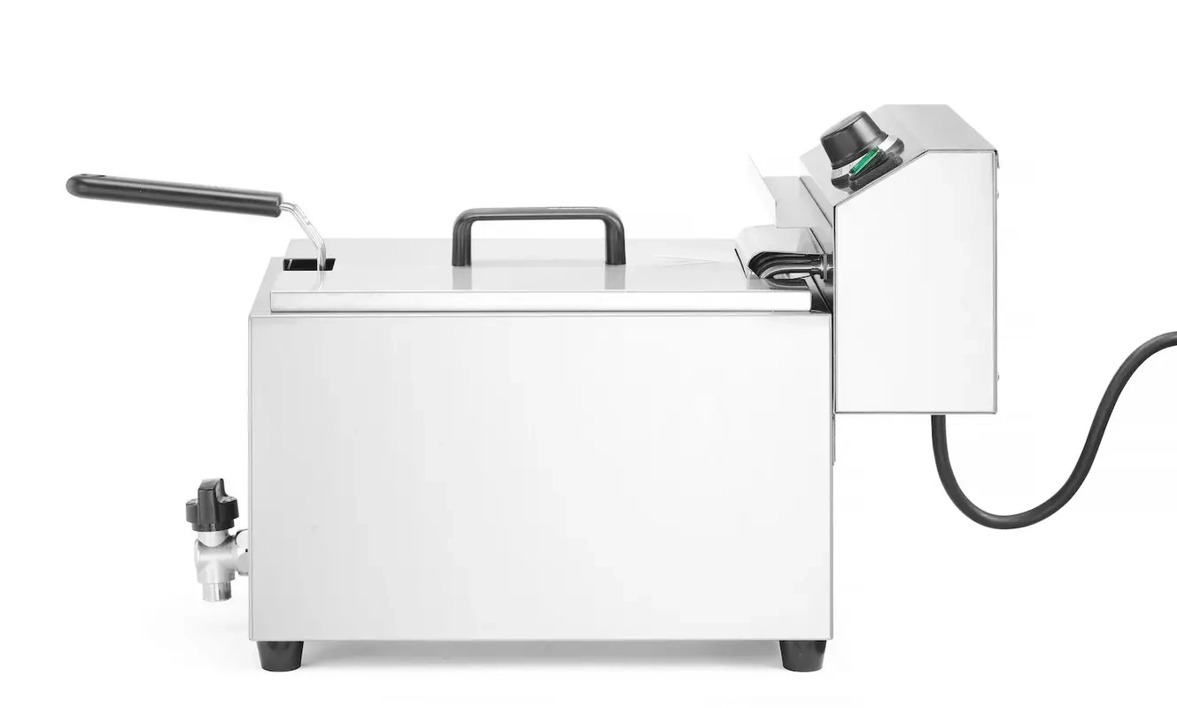 Friteuse XL avec robinet de vidange HENDI GOLIATH, 10L, 300x585x(H)392mm | HENDI 209431