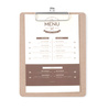Sous-main pour carte de menu 18,5x24,5 cm | HENDI 664162