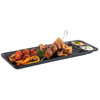 Plateau NERO avec coupelles pour dips, noir, 41,5x15x2,5 cm | APS 85097