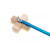 Brosse rotative en laiton pour four à pizza 20x6x4,6 cm | GI.METAL AC-SP/120