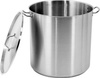 Casserole haute en acier inoxydable - cap. 98,2 l avec couvercle | YATO YG-00010