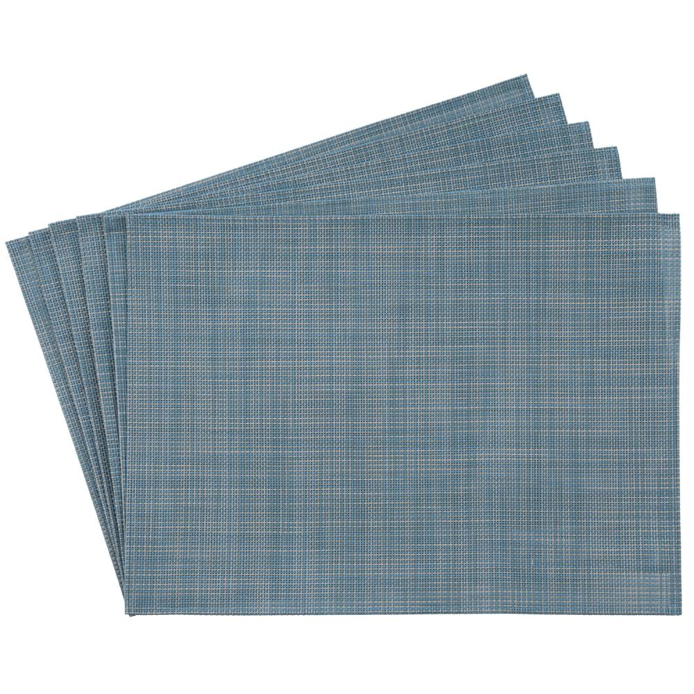 Set de table TIRA, PVC, bleu-beige, 45x33x0,1 cm | APS 60041