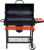 Grill à charbon avec couvercle, grille 71x34,5 cm | LUND 99908