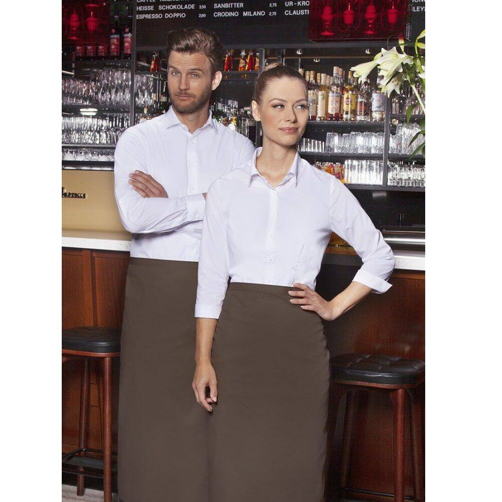 Tablier bistro Ibiza 110 x 90 cm marron clair | KARLOWSKY BSS 3-28-Stck