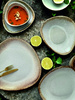 Assiette plate Delta Cristall dolomite 26 cm | KERA CERAMIKA 15.3/C.DOL
