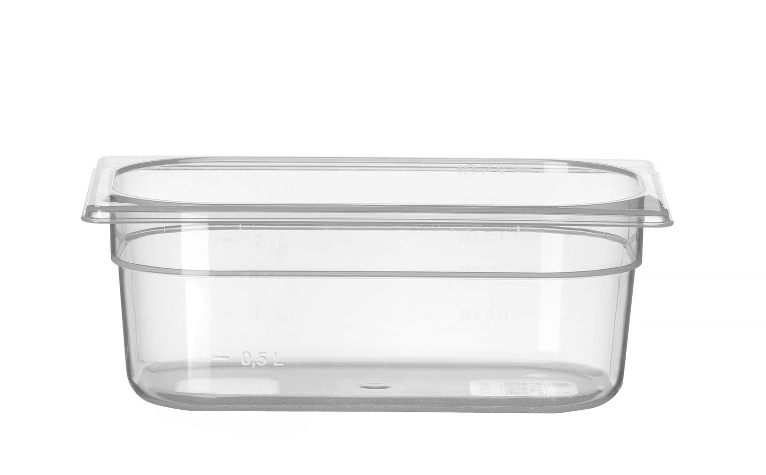 Bac GN 1/4 prof. 10 cm Profi Line en polypropylène | HENDI 880326