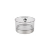 Petite coupelle rafraîchissante avec base en acier Mini TOP FRESH avec insert et couvercle, 15 x 11,5 cm | APS 11810