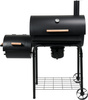 Gril au charbon XXL avec fumoir, grille 64x37 cm | LUND 99587