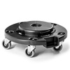 Socle à roulettes pour conteneur, corbeille à déchets, diamètre 49 cm | FORGAST FG00513