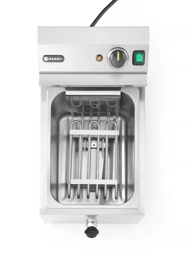 Friteuse XL avec robinet de vidange HENDI GOLIATH, 10L, 300x585x(H)392mm | HENDI 209431