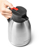 Thermos isotherme en acier de conférence avec bouton 1,5 l | FORGAST FG05815