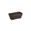 Panier en polypropylène GN LINE, rectangulaire, noir-marron, GN 1/4, 27.5x16.5x10.5 cm | APS 40245