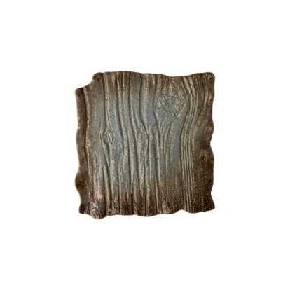 Assiette plate rectangulaire Moku topaze 21 x 21 cm | KERA CERAMIKA 16.3/C.TOP