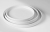 Assiette à bord haut Oslo, blanc - Ø 28 cm | HENDI 768754