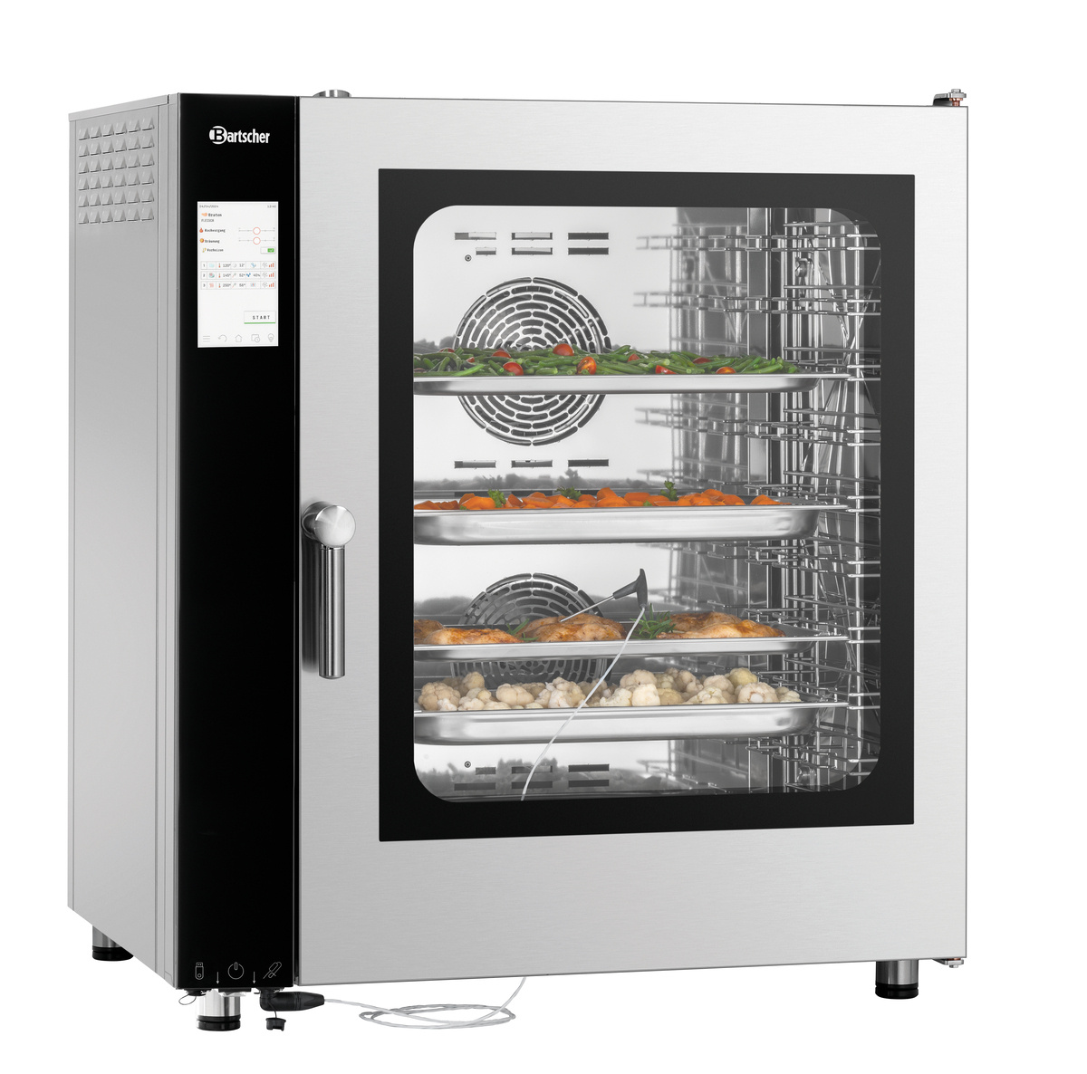 Four mixte vapeur-convection Silversteam 2 10110DRS avec système de lavage | BARTSCHER 117174
