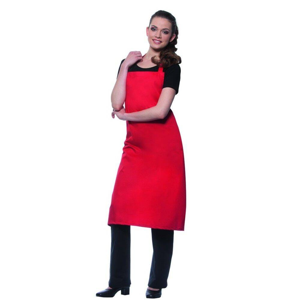Tablier de cuisine Basic 75 x 100 cm rouge | KARLOWSKY BLS 3-8-pièces