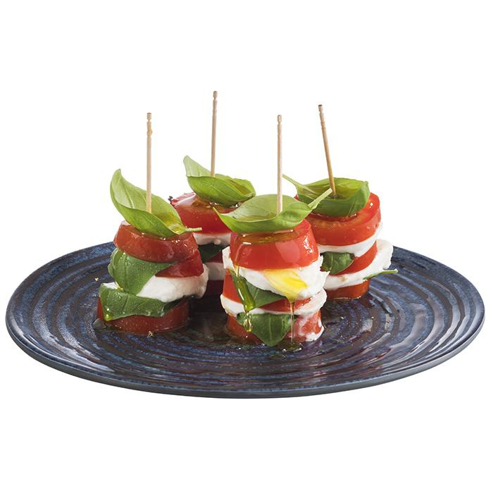 Assiette LOOPS en mélamine, 22x2 cm | APS 85027