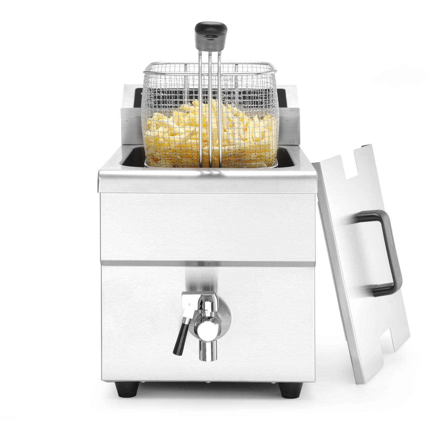 Friteuse à induction Kitchen Line 1 cuve 8 L, 3,5 kW, 230 V | HENDI 215012