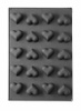 Moule en silicone HEART, 57x37,5x(H)3,5 cm | HENDI 677254