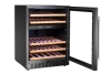 Cave à vin, 2 zones, 46 bouteilles, noire, 137 l, 5 étagères, 1 porte | ARKTIC 237106
