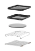 Four convection-micro-ondes CombiTurbo, 18 L, noir, 230 V / 3000 W | HENDI 281277