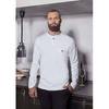 Chemise de cuisine Performance manche longue blanche | KARLOWSKY TM 6-3