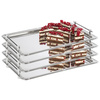 Plateau gastro GN 1/1 BUFFET STAR, acier inoxydable, 53x32,5x5,5 cm | APS 11300