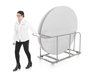 Chariot de transport pour tables de catering | HENDI 811221