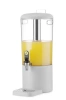 Distributeur de jus, UNIQ, conçu par Robert Bronwasser, 8 L, blanc, 318x216x(H)532 mm | HENDI 425053