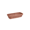 Corbeille en polypropylène GN LINE, rectangulaire, marron, GN 1/3, 33x18x7 cm | APS 40263