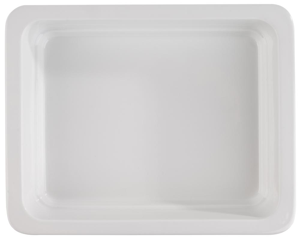 Récipient en porcelaine GN 1/2, 6,5 cm, blanc | APS 82200