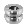 Cendrier FORGE, acier inoxydable, 9.8x4.3 cm | APS 90