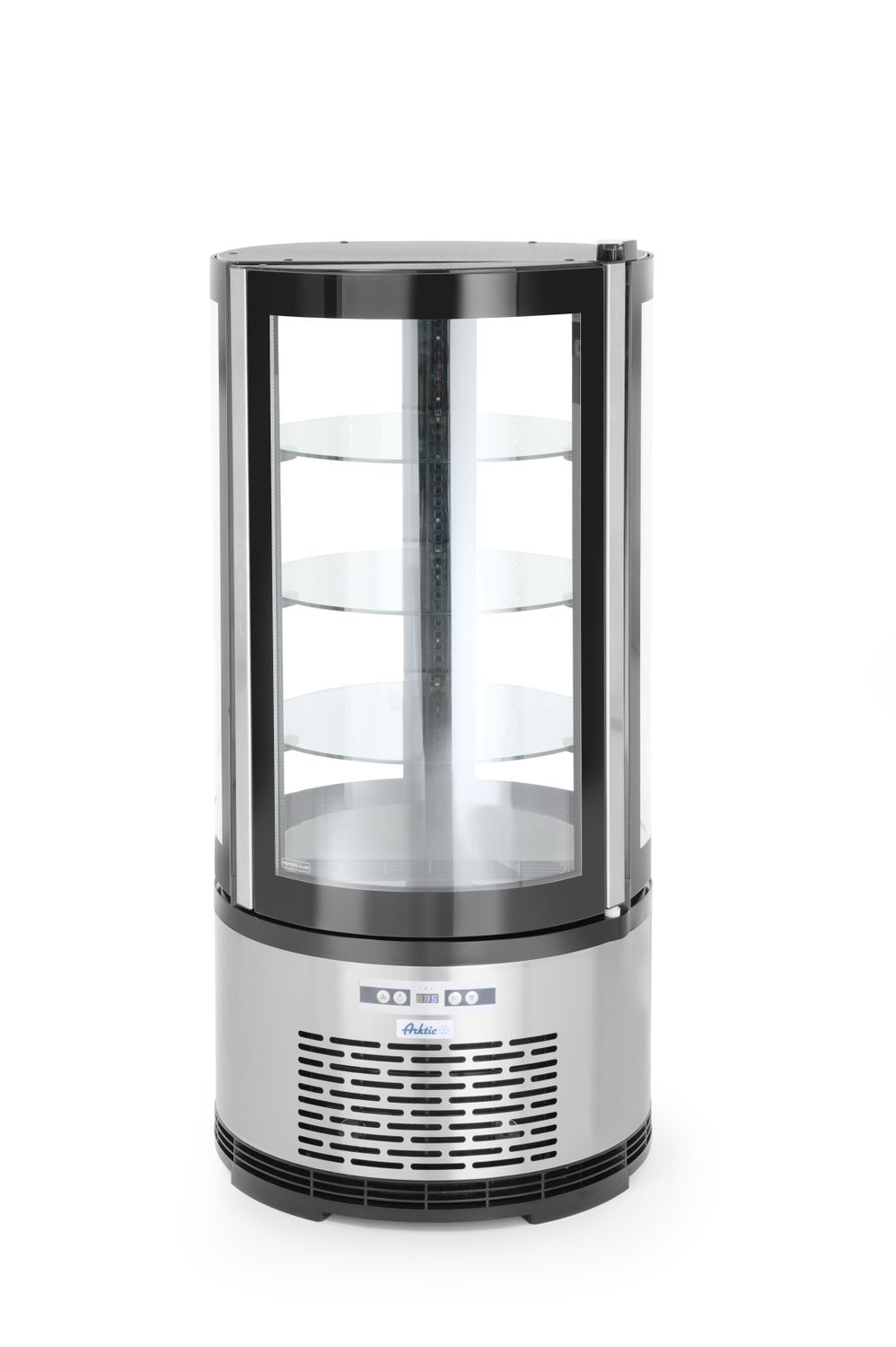 Vitrine réfrigérée ronde 100 L, LED, refroidissement dynamique | ARKTIC 233825