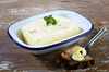 Bol ENAMELWARE, émaillé, blanc avec finition bleue, 16x12x3.5 cm, 350 ml | APS 40667