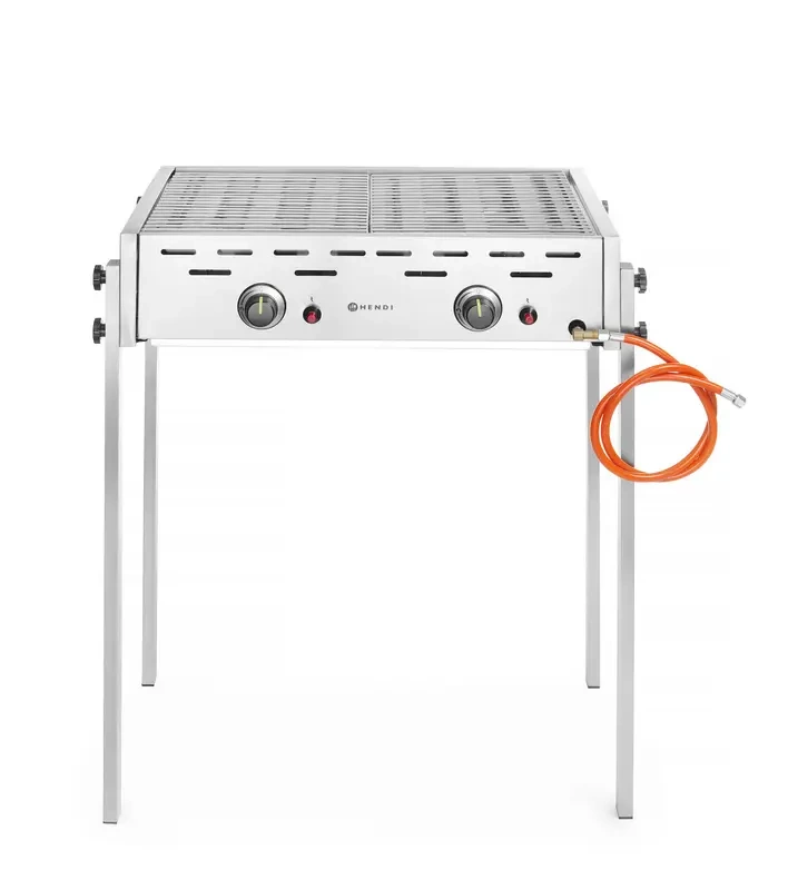 Gril gazowy Roast-Master Pro, 11,6 kW, deux zones | HENDI 148808