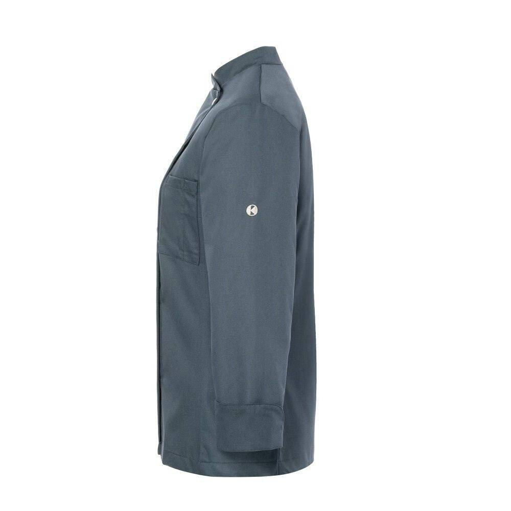 Veste de cuisine femme Larissa anthracite | KARLOWSKY JF 3-5