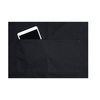 Tablier de cuisine Basic 75 x 90 cm avec poche et boucle noir | KARLOWSKY BLS 5-1-Stck