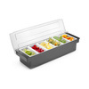 Récipient de bar pour garnitures de cocktails, 6 inserts | BAR UP 552032