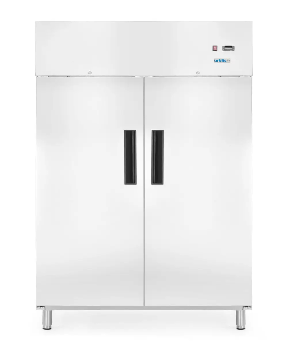 Armoire réfrigérée 2-portes GN 2/1, acier inoxydable, 1054 l, système de refroidissement statique | ARKTIC 236697
