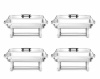 Réchaud pour pâte - lot de 4 pièces, GN 1/1, 575x352x(H)296mm | HENDI 238837